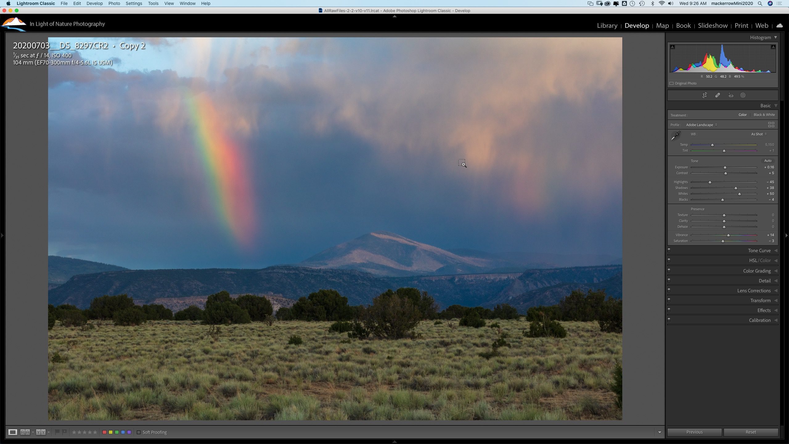 Rainbow over the Sangre de Cristo